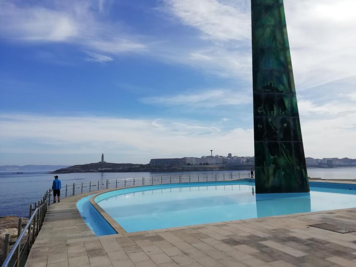 Millennium Apartment A Coruna Bagian luar foto